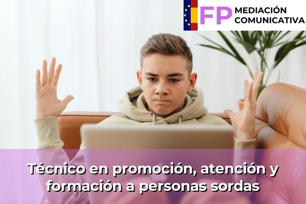FP Grado Superior en Mediación Comunicativa 30 Técnico en promoción, atención y formación a personas sordas